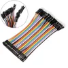 Dupont Line 10cm 20cm 30cm 40pin ذكر إلى ذكر + ذكر إلى أنثى وإناث إلى أنثى سلك الطائر Dupont Cable for Arduino DIY Kit