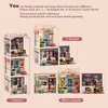 RoboTime Rolife 3d Plastic Puzzle Super Store Breezy Time Cafe Diy Miniature Doll House Kit