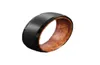 8 mm schwarzer Wolfram -Vergaser Ring mit Whisky Barrel Holzmenschen Eherband70731082698740