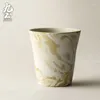 Tazze in stile giapponese tazza di caffè fatta a mano contorta twitthed ceramic ceramic tè semplice coppia di coppie di case
