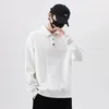 Heren polos t polo shirts voor mannen zwarte tops baggy mannelijke kleding sweatshirts waffle modetrends 2024 citaten Korean herfst origineel it it