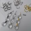 Camal 100pcs 14 мм 3 цвета скрученный M -образный штифт для Crystal Prisms Beads люстра подвесная лампа подвесная освещение