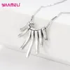 Choker Simple Punk Clavicle Chains Necklace For Women Ladies 925 Sterling Silver Metallic Stylish Summer Jewellery