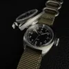腕時計のスティーブリーリー公式36mmクォーツラグジュアリーSF745スイスラミナスVH31サイレント20バー防水ユニセックスファッションダイビング