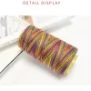 40s / 2 3000y Rainbow Color Couser Fidre de la machine Fitumes de broderie pour vêtements Craft à main Supplies de couture accessoires