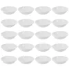 Plates 20Pcs Sauce Bowls Round Seasoning Dish Sushi Dipping Bowl Condiment Trays Appetizer Plate For Soy Ketchup ( White ) Set