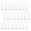 Disposable Cups Straws 40Pcs 150ml Plastic Goblet Clear Drinks Champagne Flutes Bar Party Red Wine Cup Wedding Supplies