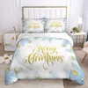 Bedding Sets Christmas Tree Set Microfiber Comforter Duvet Cover Bedspread Bedclothes King Size With Pillowcases