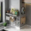 Gun Grey Storage Shelf Facas Chapotedes de suporte