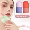 Silicone Ice Facial Roller Skin Care Beauty Soule qui soulève des outils de contourissement des plateaux de glaçon Globe Globe Balls Face Skin Care Massageur Massageur