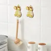 Hooks Sticky For Wall 2 Feet Nail Free Hangers Duck Shaped Heavy Duty Data Cable Kitchenware Clothing