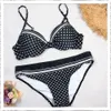 Tyakkve baddräkt kvinnor 2024 bikini 2 stycke leopard tryck badkläder push up baddräkt plus storlek bikinis set strand slitage s-xxxl240408