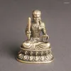 Dekorativa figurer Specialerbjudande Asien Tibet Thailand Temple Exorcise Evil Spirit Portable Small Acalanatha Buddha Protective Talisman