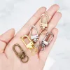 10pcs Snap Lobster Clasp Hooks Buckles Colors Plated DIY Jewelry Making For Keychain Neckalce Bracelet DIY Making Supplies