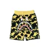 NYA A BATHING A AP BAP ABC CAMO Black Shark Sweat Back Pocket Shorts