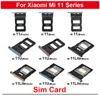 Cartão SIM para Xiaomi 11 Ultra -Lite Mi 11t Pro 11lite Sim bandeja de soquete de soquete Peças de substituição de slot slot