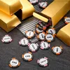 Enveloppe cadeau 500pcs Barres d'or Box Pirate Thème de pirate Golden Foil Treasure Brick Paper Boxes Chocolate Candy Emballage Kids Birthday