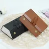 Portable Folding Glasses Organizer Home Multislot Sunglasses Storage Display Travel PU Leather Case Box 240327