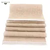 Ładownik stołowy plus rozmiar 30 cm 275 cm Vintage Jute Burlap z koronkowym wykończeniem Wedding Cloth Party Dekoracje