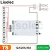 Balance BMS 7S 24V 12A 20A 30A 25.9V 21700 18650 Lipo Lithium Battery Pack Charge Discharge Protect Board for E-bike E-scooter