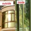 Adesivos de janela 60x400 cm isolamento de calor de uma maneira espelho filme de explosão decoração de casa de bloqueio de UV Bloqueio de vidro refletivo de vidro