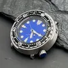 47 mm Automatyczny zegarek mechaniczny NH36 Tuna Tuna Stylowa Stylowa Wristwatch C3 Luminous Dial Stal Bezel Wstaw 30Atm Zegarek nurkowy