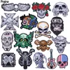 Punk Skull Large Bordreidy Patch voor kleding Motorfiets Biker Patch Backborided Patches op kledingjack Sew Sticker