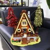 Street View Triangle Forest Cabin Treehouse Bausteine City Creative Ideas Forest Villa Hut Brick Modell Spielzeug Kinder Geschenk Moc Moc