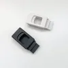 Plastic Clasp Safety Door Latch Spring Buckle Snap Lock Invisible Cabinet Handle For Electric Box Tool Box Furniture Hardware