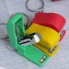 Mini agrafeuse avec la papeterie organisatrice de l'organisateur de bureau d'école de Keychain Stapler Stationnery