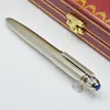 Wysokiej jakości CT Classic Metal Stripe Signature Pen Unikalne skręcone pasek Pasek niebieski klejnot górne długopiski z serią z serią