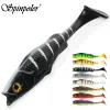 Vigor Perch Roach 7 cm 11 cm 14 cm weiche Köder Schatten Barsch Pike Zander Fischerei Köder Paddelschwanz UV Silicon Swimbait Wobbler Pesca