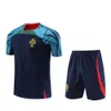 Portugal Home Ronaldo Autumn Winter Football Training Shirt à manches longues pour adultes garçons et enfants Tenue imprimée