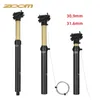 ZOOM MTB Bike Lift Seat Post Bicycle Dropper Seatpost 30.9/31.6mm 100mm Travel Inner/Outer Wire Control Mountain Bike Seat Tube