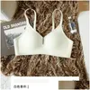 Bras Traceless Thin Underwear Womens Small Breasts Gathered Without Steel Ring Anti-Sagging Sports Comfortable Y Bra Drop Delivery App Otwtf