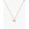 Womens Designer Kate Necklace Daily Accessories KS Sparkling Star Mini Earstuds Kort halsband i två färger