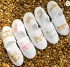 Brides personnalisées Brides Dmaiders Slippers Wedding Bridal Shower Party Gound of Honor Bachelorette Party Favors 1059339