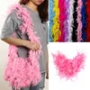 Party Decoration 2m Fancy Dress Costume Fluffy Cosplay Feathers Feather Boa Strip Grament Accessärer Kappalduk