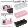 Caixa de armazenamento de desktop Falsa cílios Falheshes Tweezer Makeup Ferramentas Organizador Caixa de armazenamento Organizer