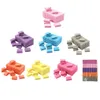 50 Pieces Mini Files Block Double-sided Manicure Colorful Sponge Nail Art Grinding Polishing Buffer Strips Tools