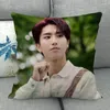 Pillow Custom Han Jisung Oreadcase de mariage Case de lin en coton décoratif pour couverture à domicile 45x45 (un côté)