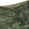 Camouflage camo short cargo mascu 2024 hommes shorts décontractés mâles lâches shorts de travail homme extérieur pantalon court plus taille 240410
