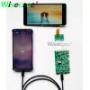 Wisecoco Raspberry Pi 7 inç dokunmatik ekran 1920x1080 Turuncu Pi Android TV Kutusu Oyun Kutusu LCD Ekran USB-C Sürücü Kurulu