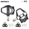 Meroca SPD SL Bicycle Pedal Racing Sepatu Klampe Selbst Locking Clip Bunte Anti-Slip Klick Radfahren Pedal Reiten Teile