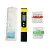Digital bärbar pH -mätare vattenkvalitetsanalys pH -testare för akvarium, dricksvatten med batteri