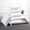 Easyum 30*50/40*40/45*45/50*50cm 100% Cotton Goose Down Feather Chair Sofa Back Cushion Pad Bed Pillow 240401