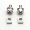 2 Set Motorcycle Scooter ATV Dirt Bike Battery Terminal Nut and Bolt Screws With Or Without Washers M5 M6 8mm 10mm 12mm 16mm