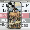 Obudowa na iPhone 11 12 13 14 Pro Max Estetyczny Ginger Fat Cat Art Bosch Ship of Fools The Great Cat Cases Cover