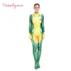 Anna Marie Rogue Cosplay x Men Cosplay BodySuit 3D Impression Costume Adultes Kids Zentai Suit Halloween Party Costume Women Girls