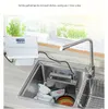 Ultradźwiękowy zlew zmywalny zlega wolnostojąca instalacja domowy pędzel typu pędzla do mycia warzyw leniwy automatyczny
